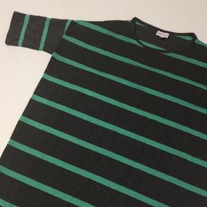 Minty/Grey striped Irma, XXS